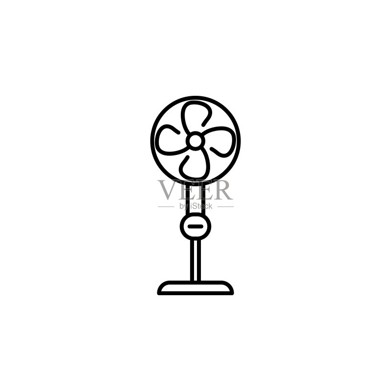 电风扇图标图形图标素材
