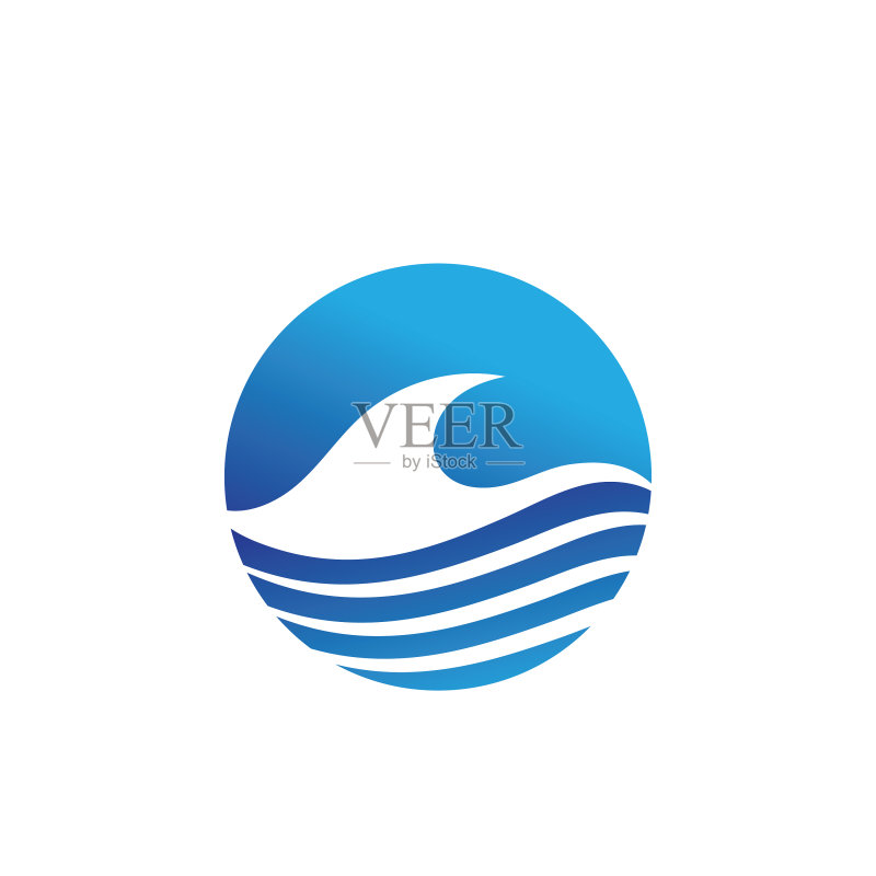 水波图标图标素材