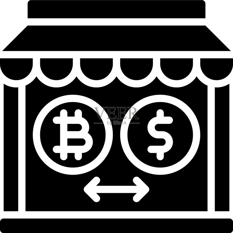 比特币交易相关图标图标素材