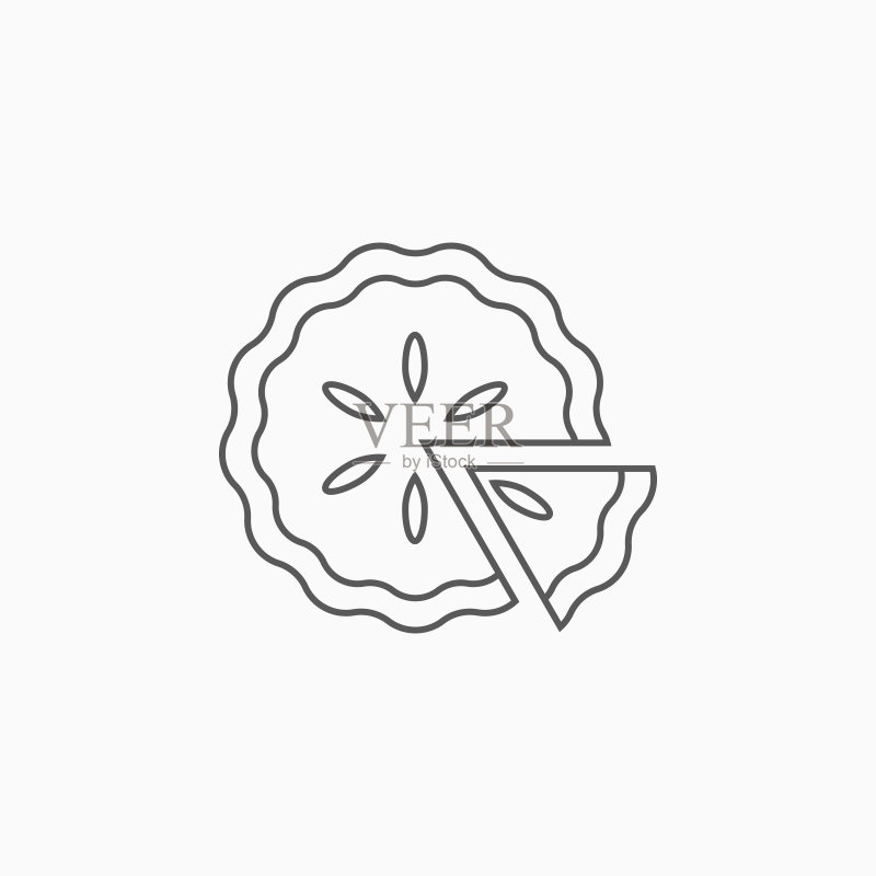馅饼图标,烘焙矢量素材图标素材
