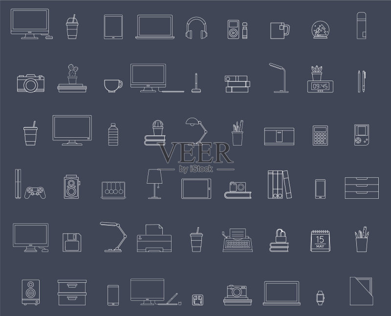 办公用品图标素材