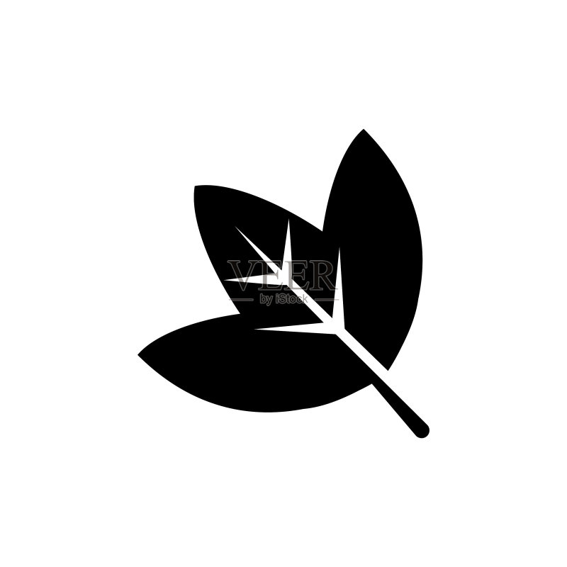 树叶图标图案图标素材