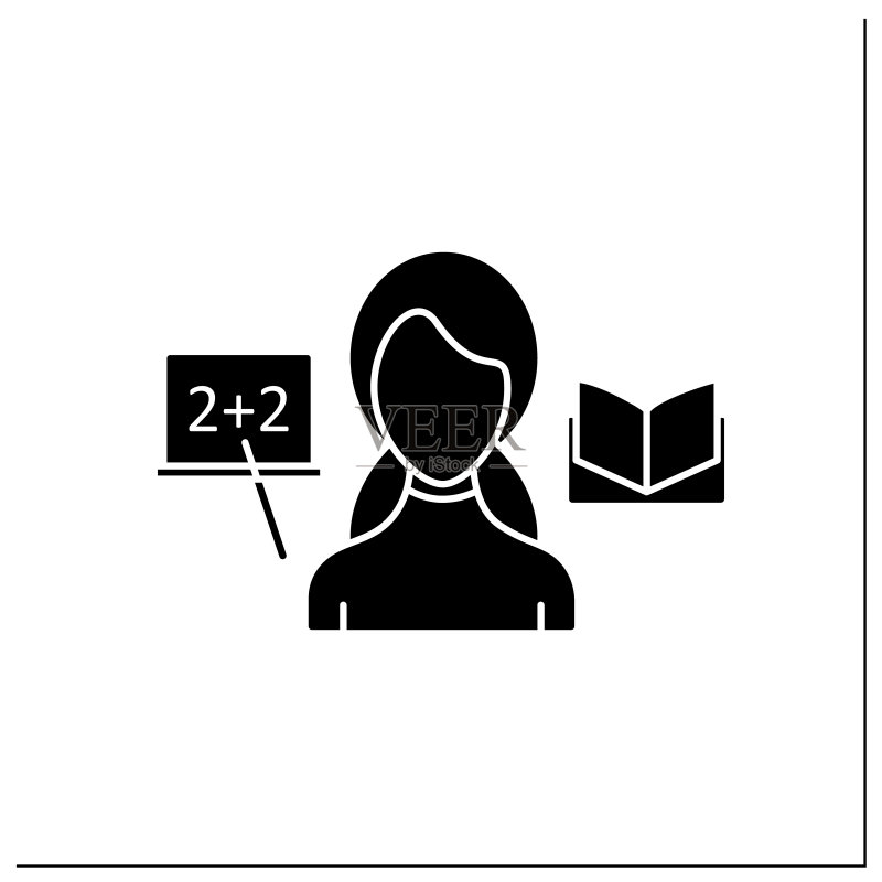 教师标志图标图标素材