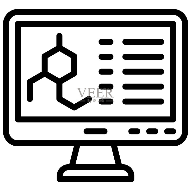 电脑显示器疫苗开发相关图标图标素材