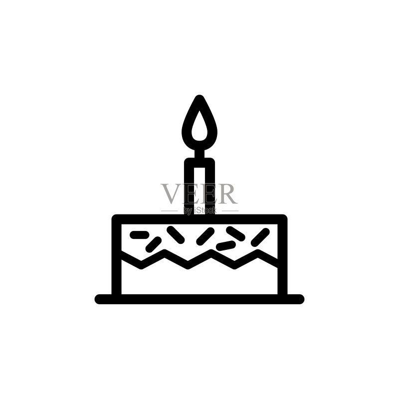 生日蛋糕图标素材
