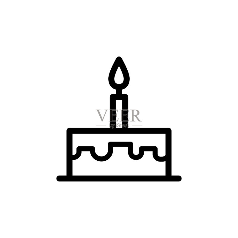 生日蛋糕图标素材