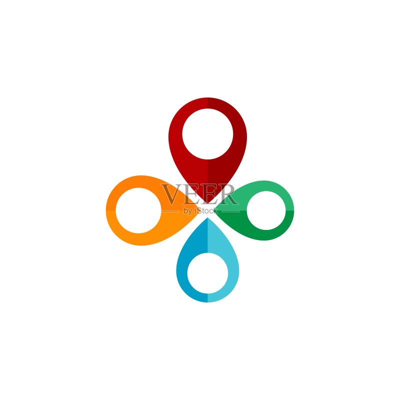 定位点图标矢量插图图标素材
