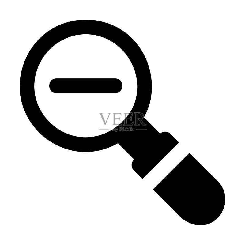 任何项目中的实体风格缩小图标图标素材