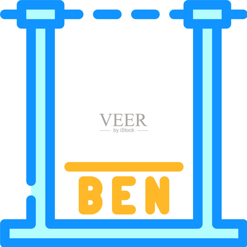 高度控制停车门颜色图标图标素材