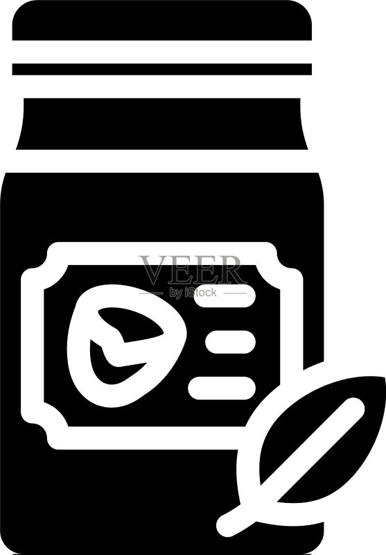 护发护肤纯椰子油glyph图标图标素材