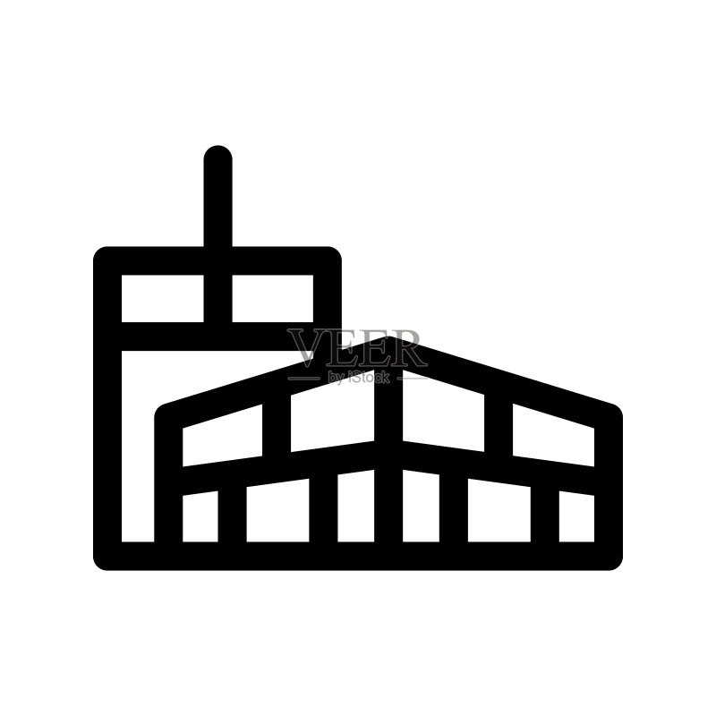 购物中心建筑图标图标素材