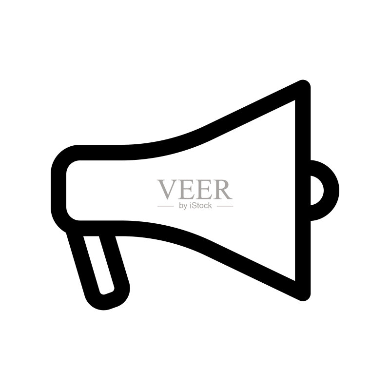 扩音器图标图形素材图标素材