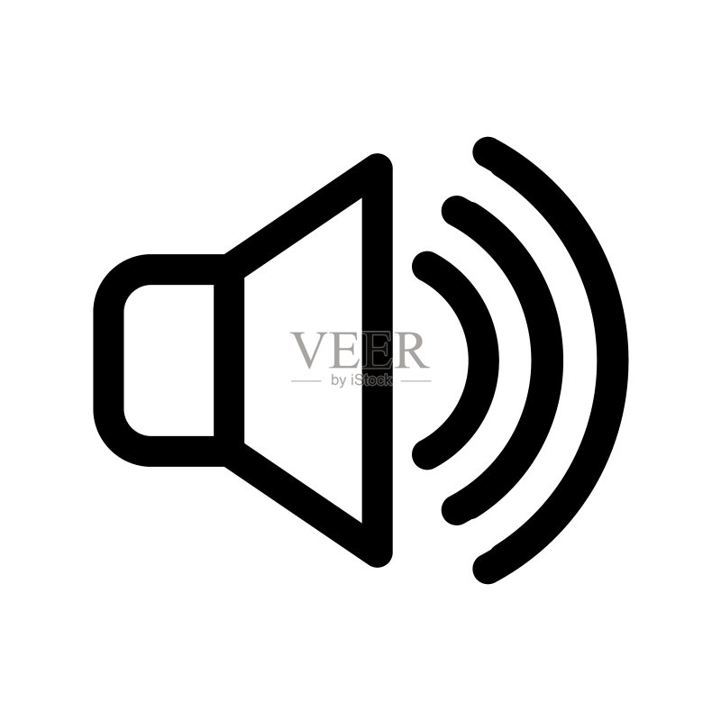 图形声音图标图标素材