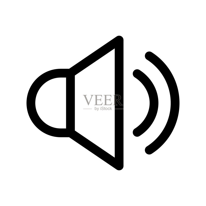 图形声音图标图标素材