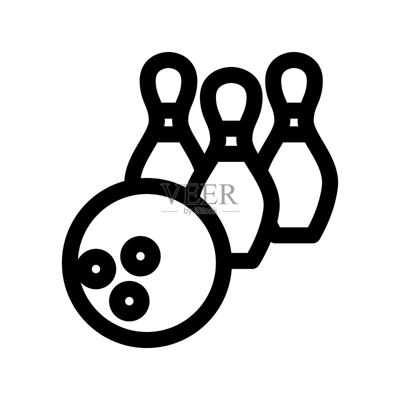打保龄球图标素材
