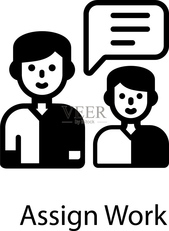 分配工作图标素材