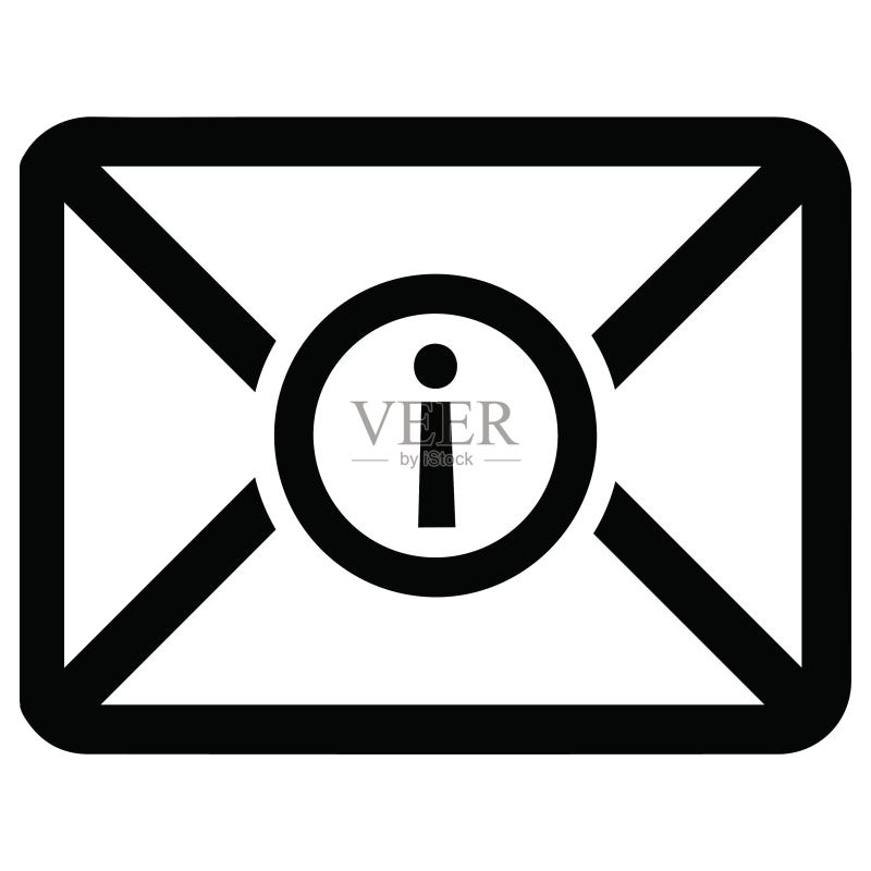 电子邮件信息图标详情图标素材