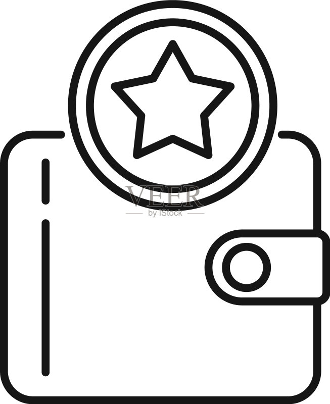 比特币钱包图标图标素材