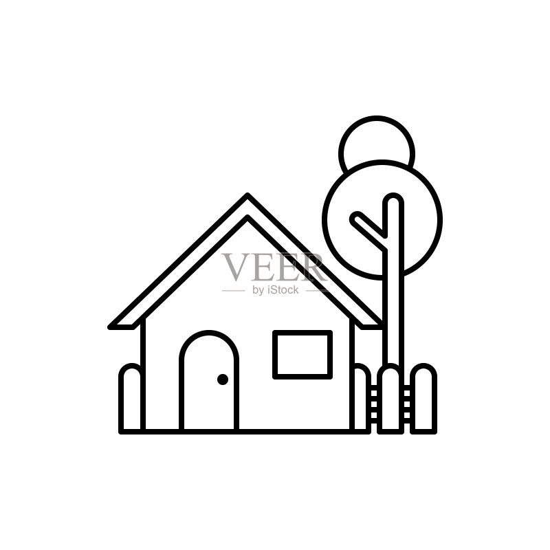 房屋小屋图标图标素材