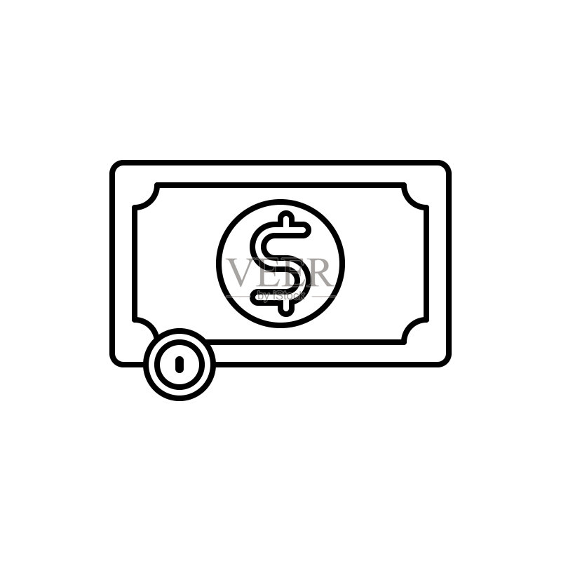 金钱图标现金钞票图标素材