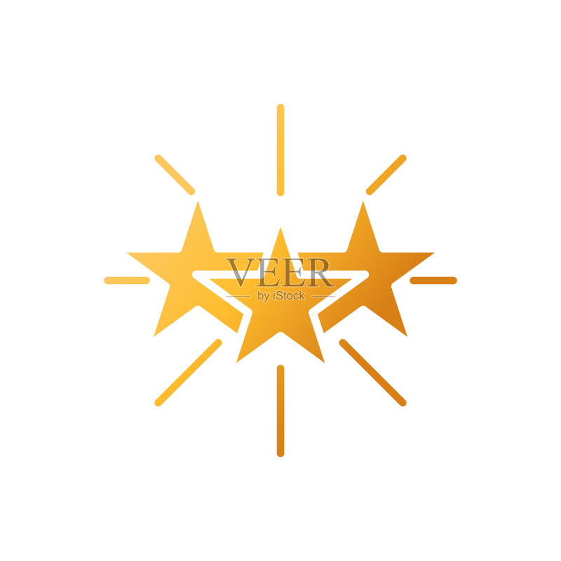 星星图标模板设计图标素材