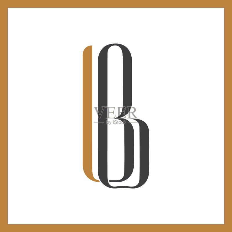 lb或bl标志和图标设计图标素材
