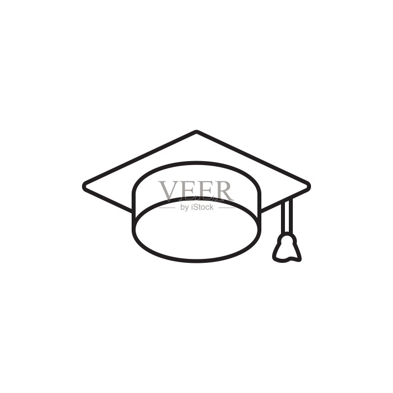 学生学位帽图标图标素材