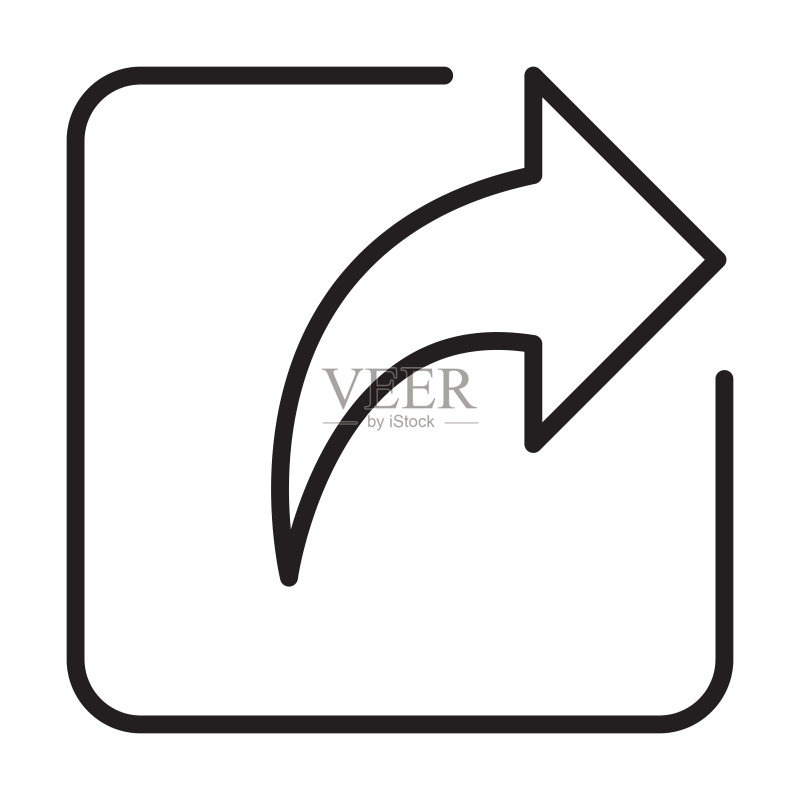 分享图标矢量图,适用于平面设计、Logo、网站、社交媒体、移动App、UI图标素材