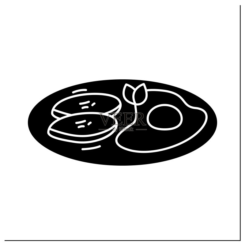 黑人加勒比食物符号图标图标素材