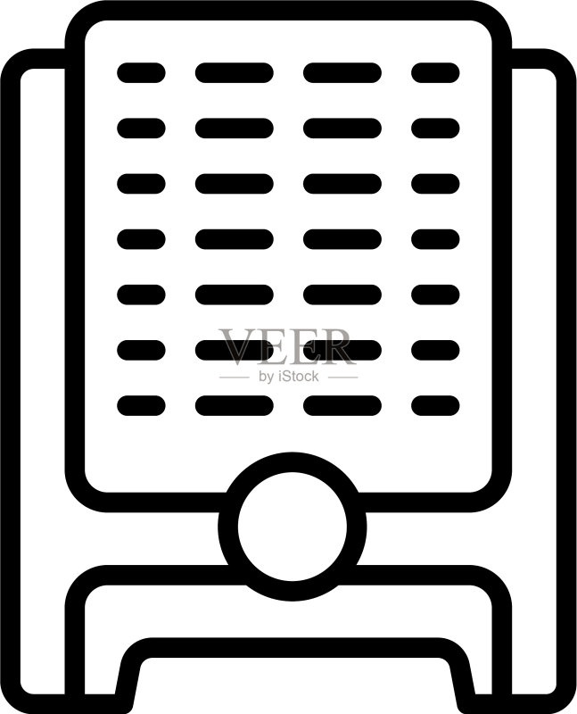 加湿器轮廓图标图标素材