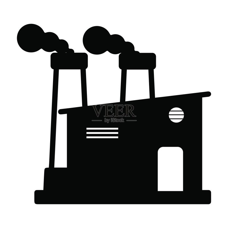 建筑、楼房、工厂、工业、磨坊图标图标素材