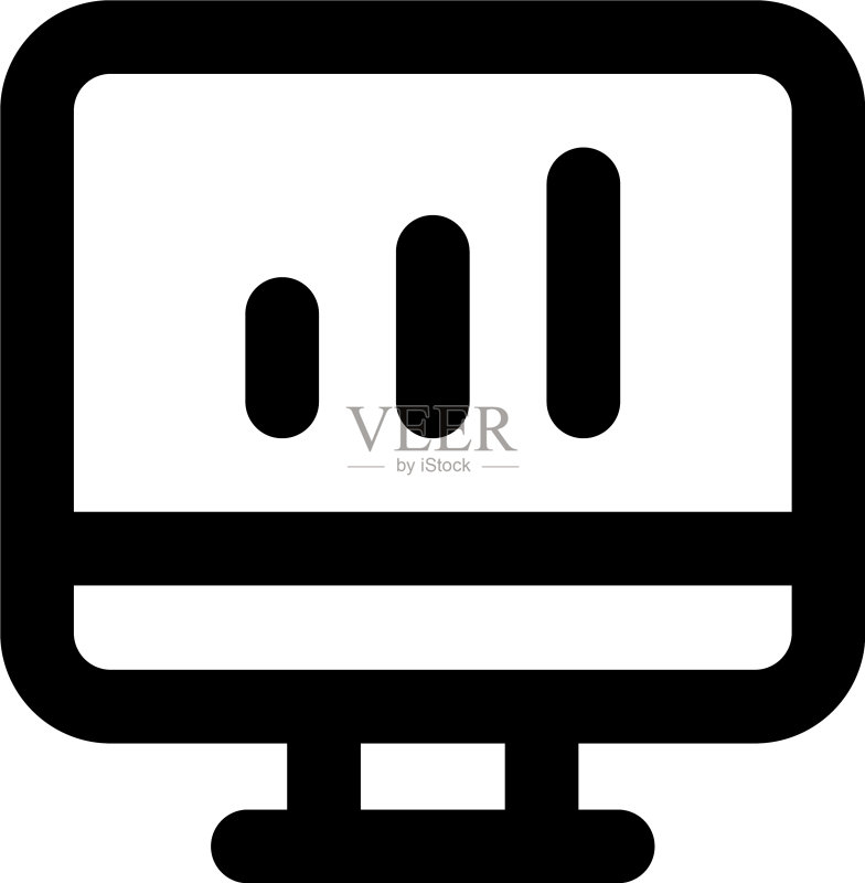 在线数据分析图标素材