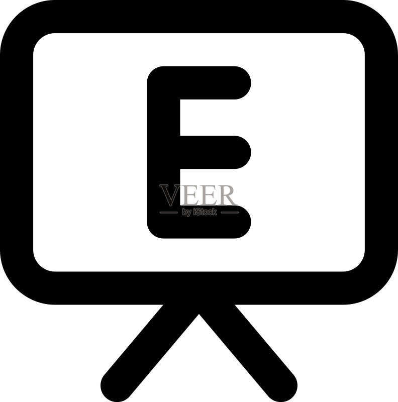 英语课堂图标素材