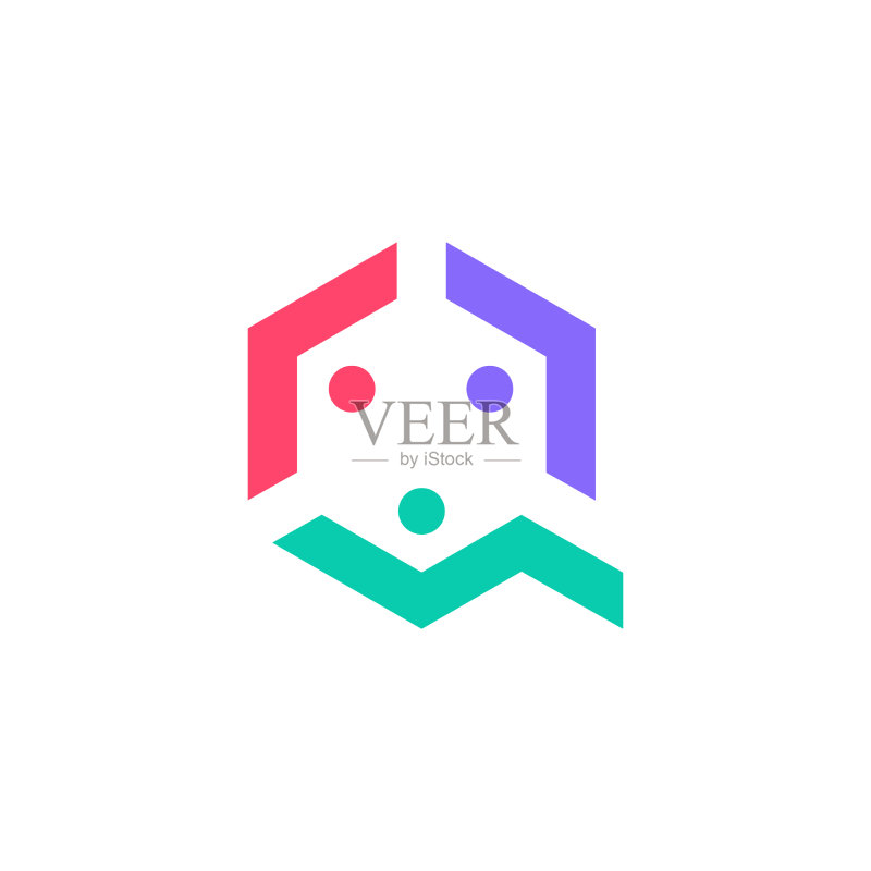 字母Q人物团队家庭Logo图标图标素材
