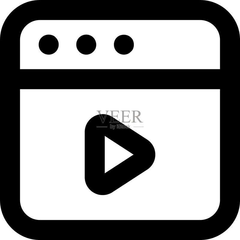 视频网站图标素材