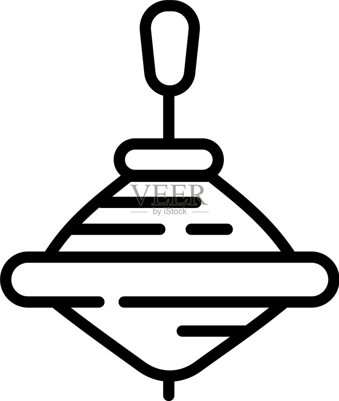 旋转玩具图标轮廓样式图标素材