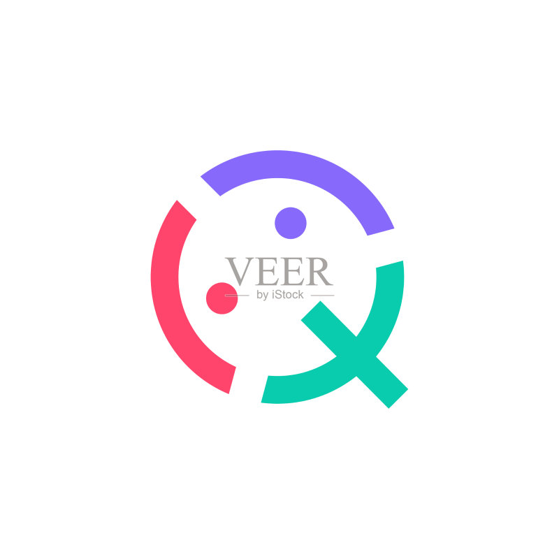 字母Q人物团队家庭Logo图标图标素材