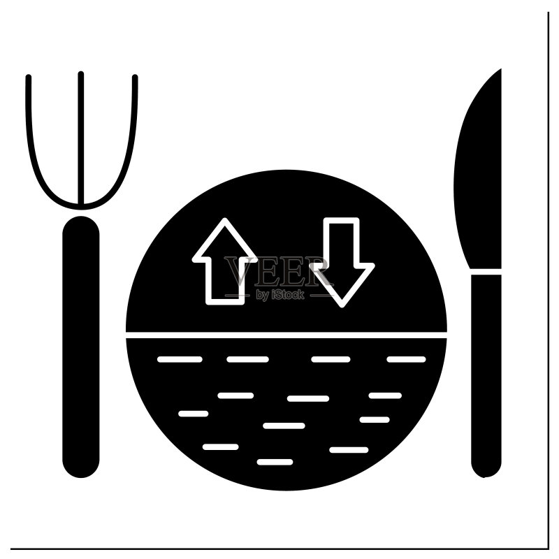 食物份量标志图标图标素材