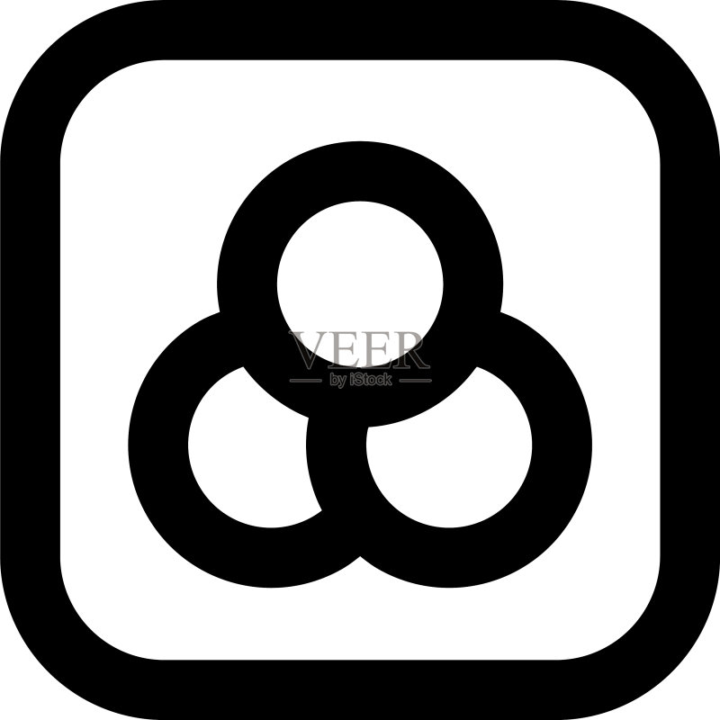 维恩图图标素材