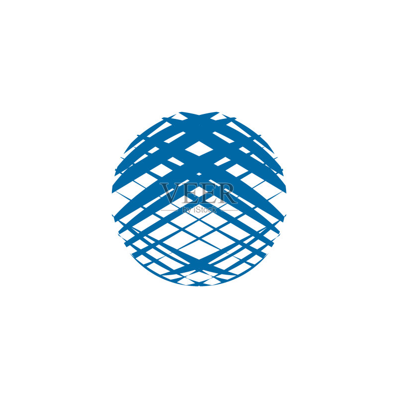 迪斯科球灯Logo设计模板图标素材