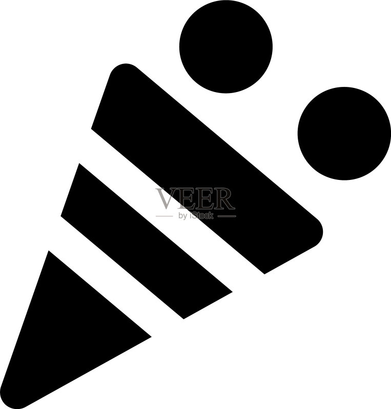 五彩纸屑图标素材