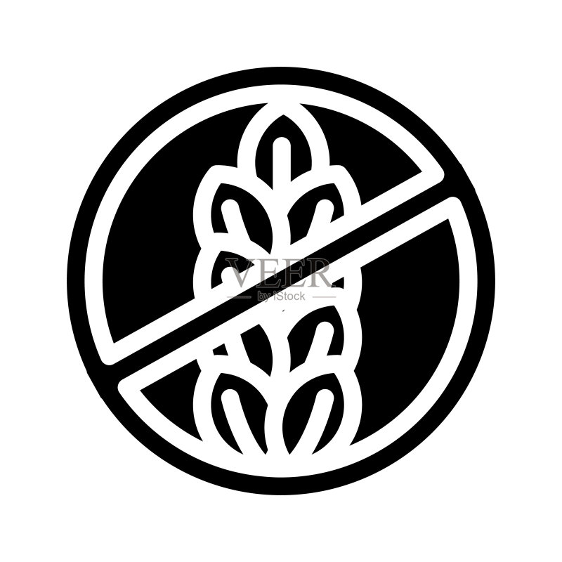 无麸质的Glyph图标矢量素材图标素材
