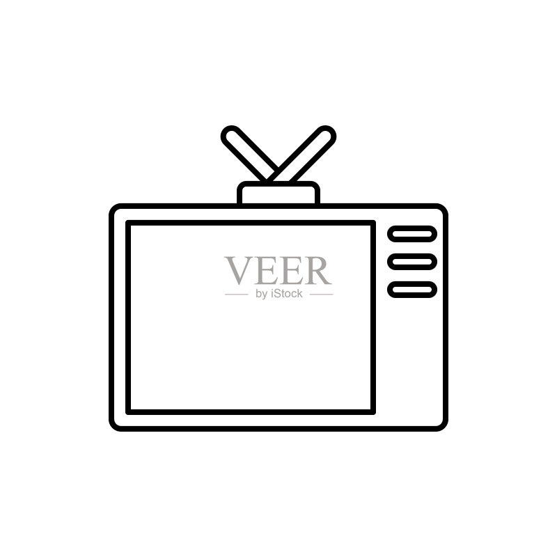 电视图标显示图标素材