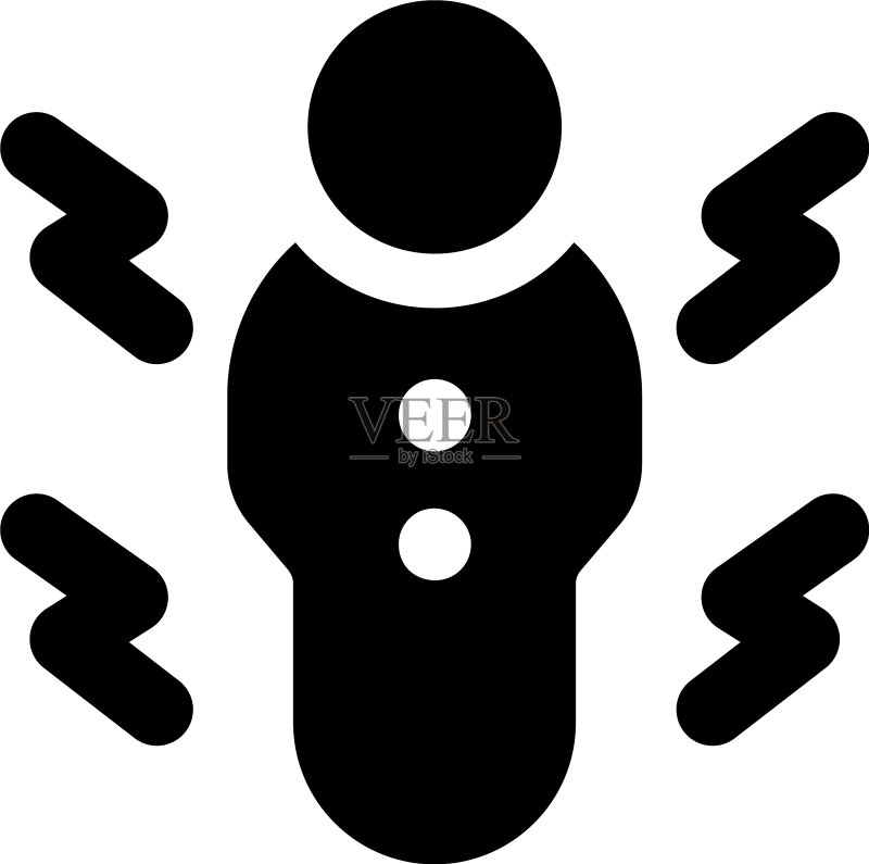 触电图标素材