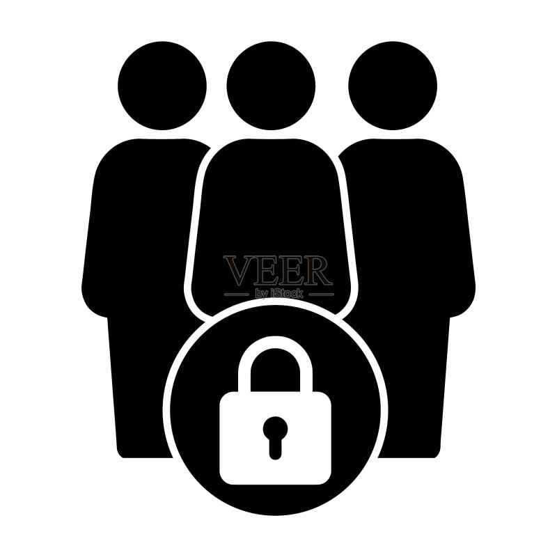 封锁公共安全锁图标图标素材