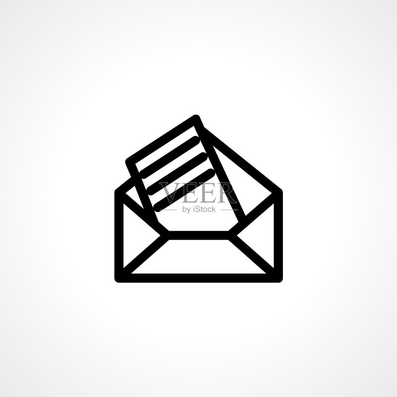 邮件Web信封图标图标素材