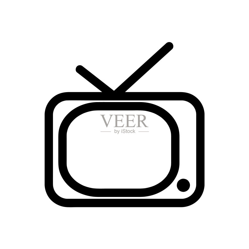 电视图标线性电视图标图标素材