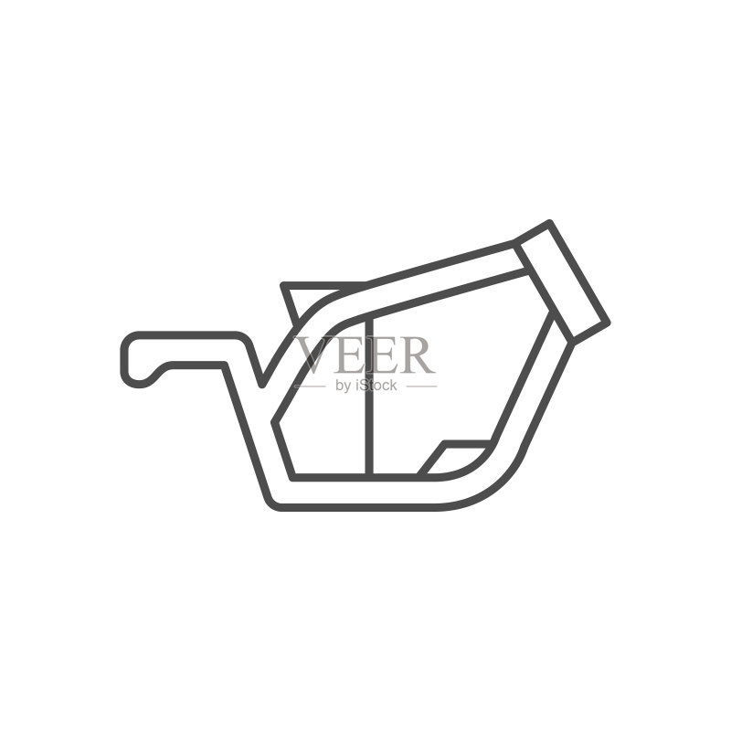 摩托车框架线条轮廓图标图标素材