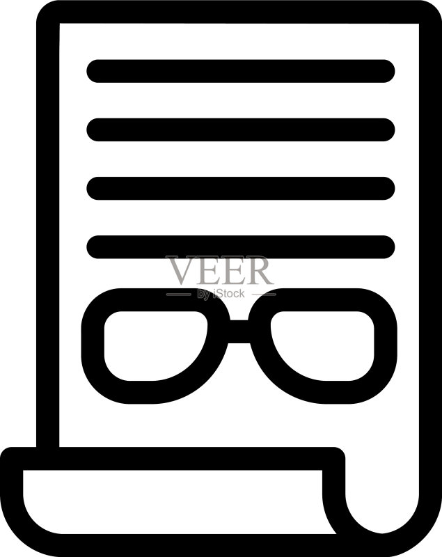 光学报告图标素材