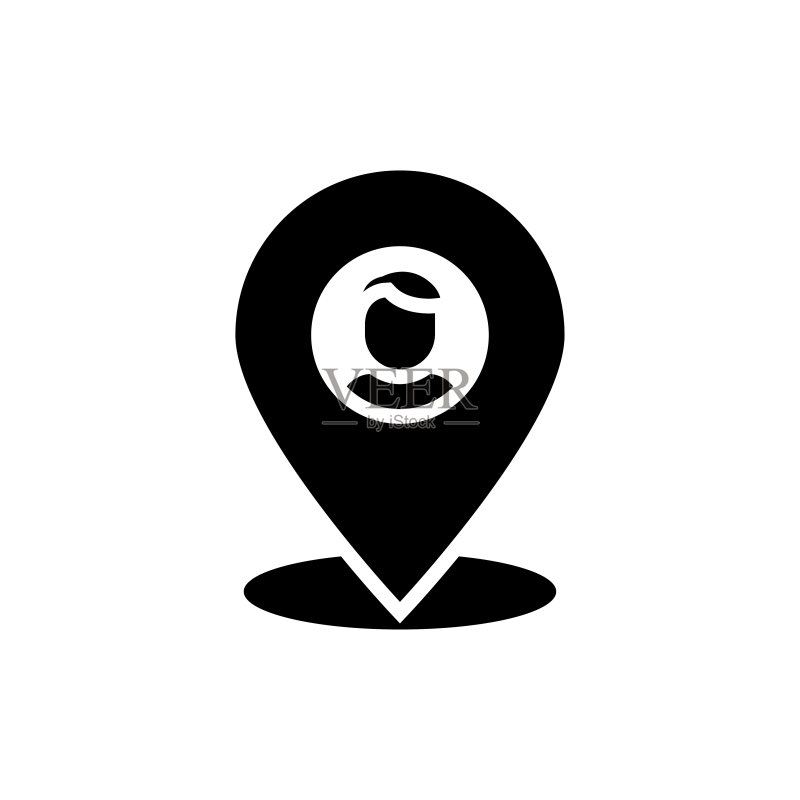 位置矢量图标图标素材